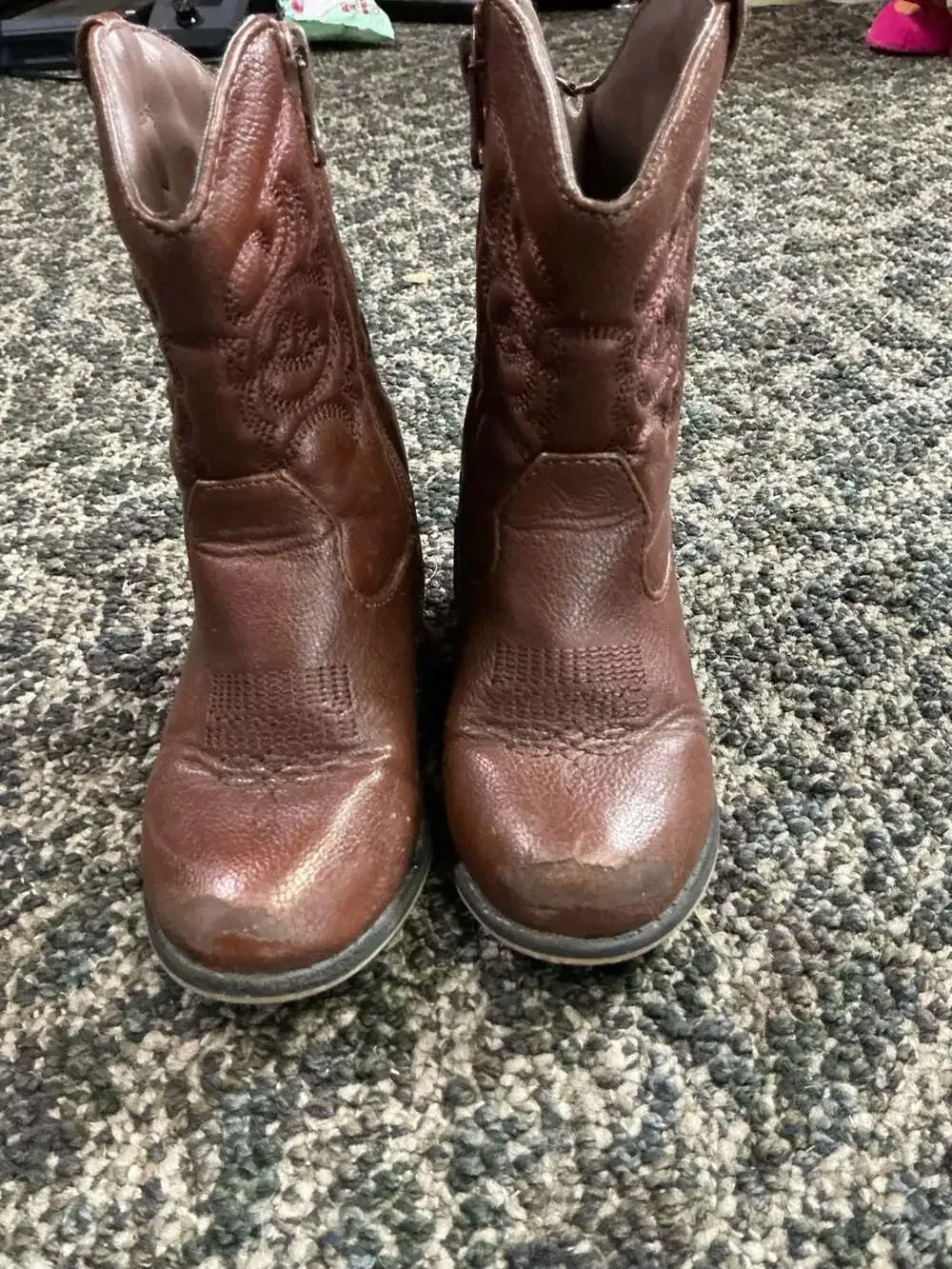 Cat & Jack Toddler Western Cowboy Boots in Brown